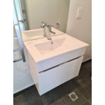 Wall Hung Vanity M Series 600mm White